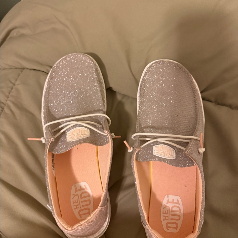 Hey Dude Women's Sparkle Sneakers - Silver